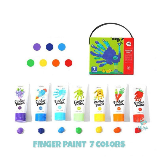 mideer - Finger Paint Art Box for Toddlers Ages 3+, Non-Toxic & User Friendly, 12 Colors, Multiple Drawing Tools and Painting Papers