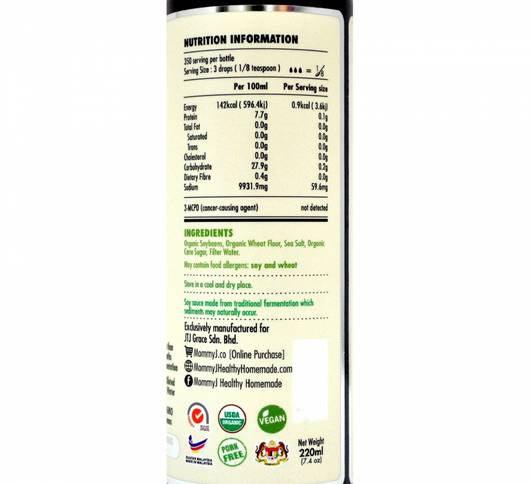 MommyJ Organic Soy Sauce 12m+ (220 ml) | The Nest Attachment Parenting Hub