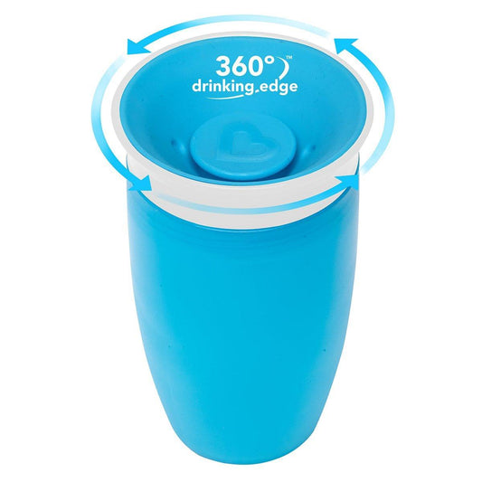 Munchkin Miracle 360 Insulated Sticker Cup, 9 Ounce, Blue