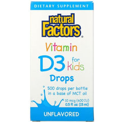 Natural Factors Vitamin D3 Drops for Kids | The Nest Attachment Parenting Hub