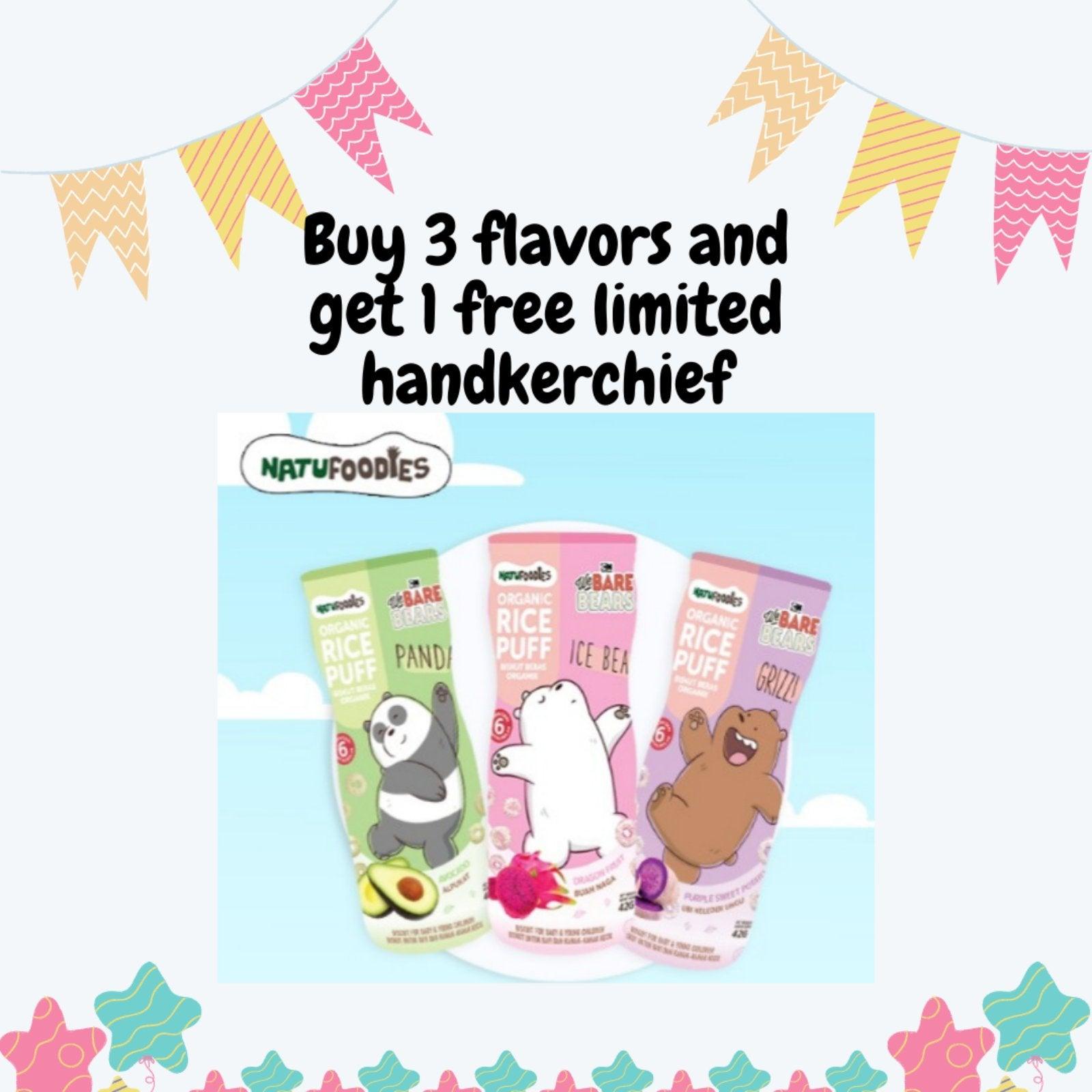 Nest Freebies: We Bare Bears Handkerchief | The Nest Attachment Parenting Hub