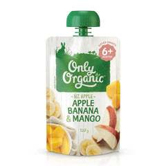 Only Organic Apple Banana & Mango 6m+ | The Nest Attachment Parenting Hub