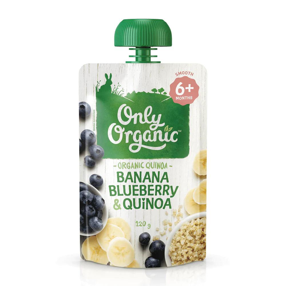 Only Organic Banana Blueberry & Quinoa 6m+ | The Nest Attachment Parenting Hub