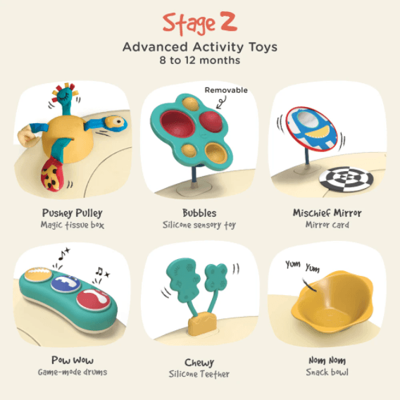 Oribel Portaplay Monsterland Adventure with Stools | The Nest Attachment Parenting Hub