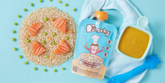 Peachy Baby Food Salmon Brown Rice Hotpot 7m+ | The Nest Attachment Parenting Hub