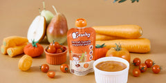 Peachy Baby Food Tomato, Carrot & Pear Purée 6m+ | The Nest Attachment Parenting Hub