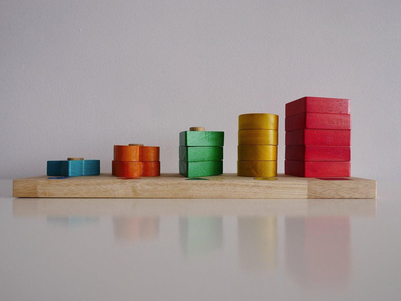 QToys Counting Stair | The Nest Attachment Parenting Hub