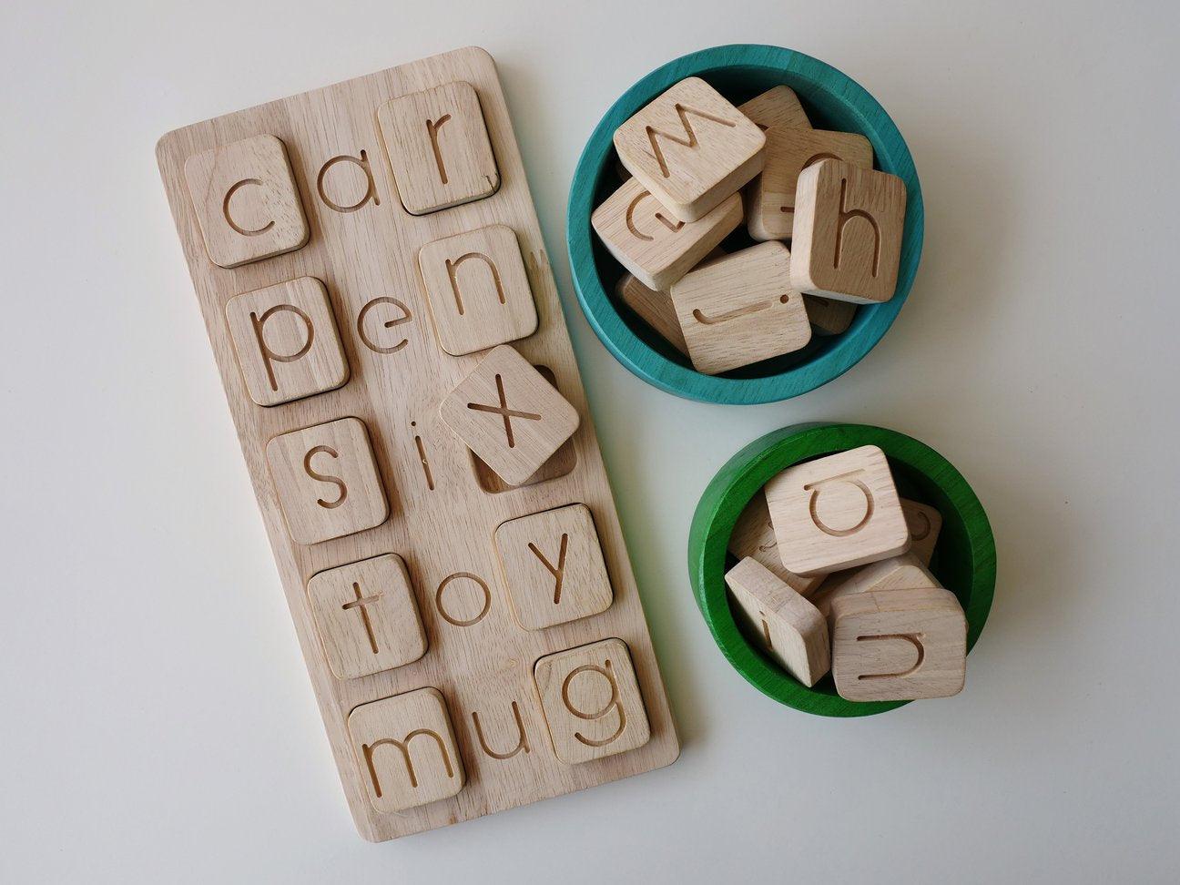 QToys CVC Word Kit 518 | The Nest Attachment Parenting Hub