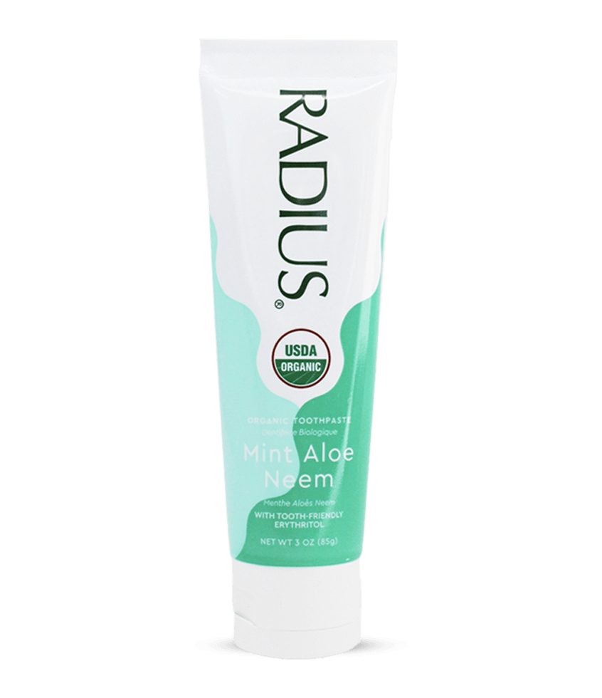 Radius Pure & Organic Adult Toothpaste 3oz | The Nest Attachment Parenting Hub