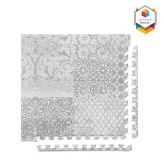Simply Modular Puzzle Mat (6 Tiles) - Heritage | The Nest Attachment Parenting Hub