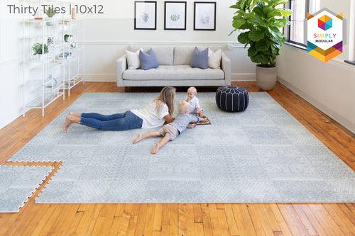 Simply Modular Puzzle Mat (6 Tiles) - Heritage | The Nest Attachment Parenting Hub