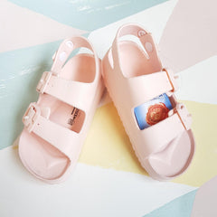 Slip-on Adjustable & Lightweight Sandals - Peach | The Nest Attachment Parenting Hub
