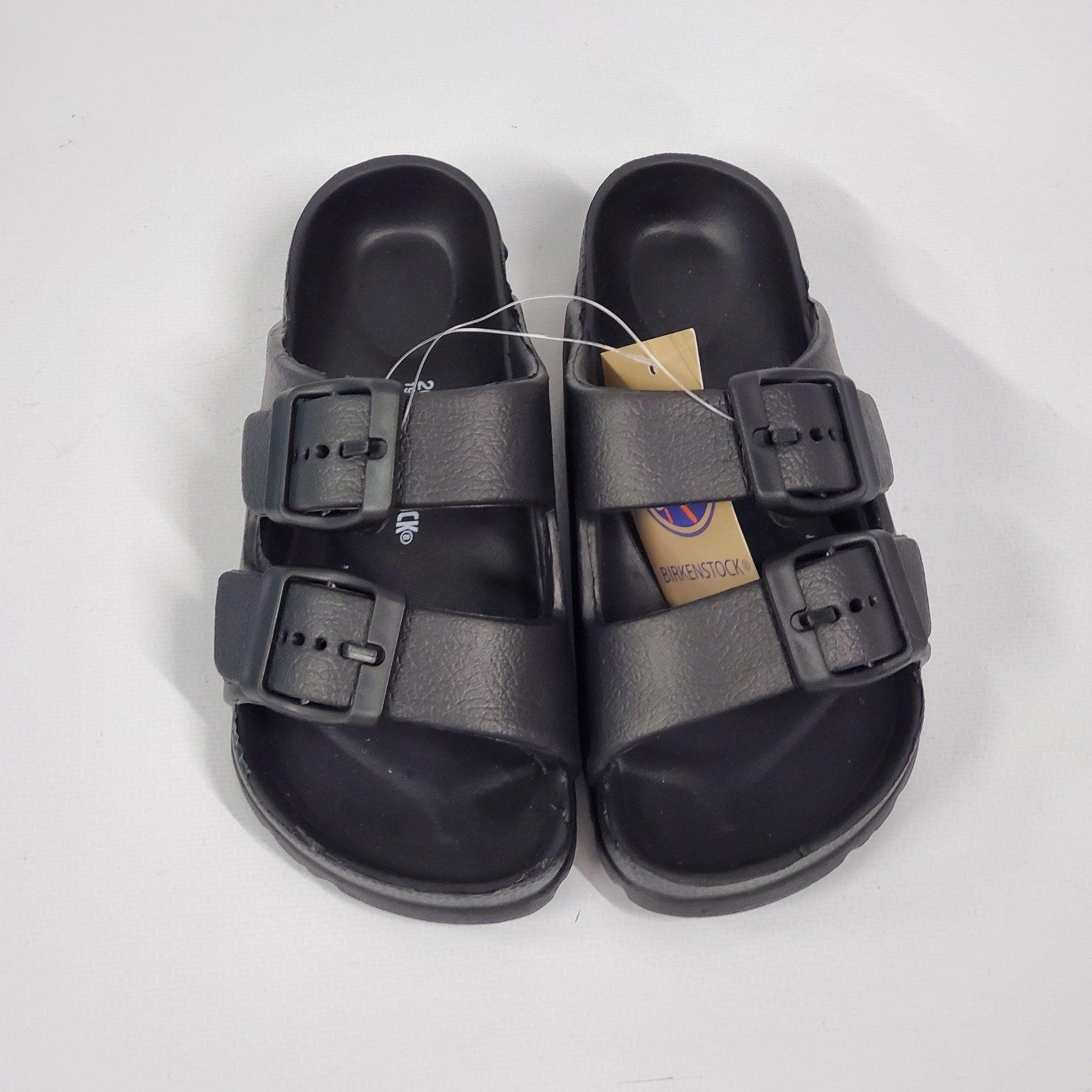 Slip-on Adjustable & Lightweight Slippers - Black | The Nest Attachment Parenting Hub