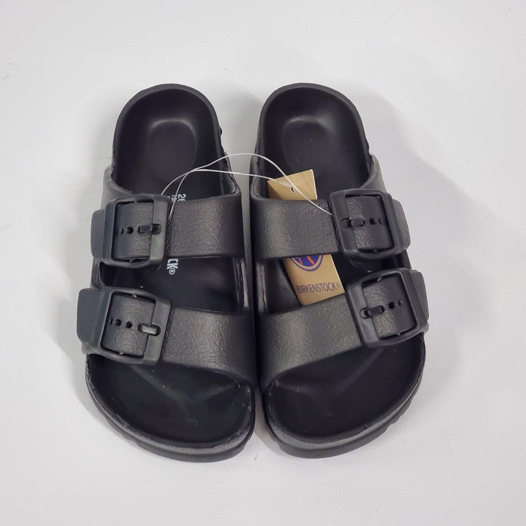 Slip-on Adjustable & Lightweight Slippers - Black | The Nest Attachment Parenting Hub