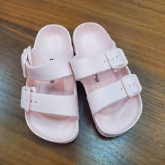 Slip-on Adjustable & Lightweight Slippers - Light Pink | The Nest Attachment Parenting Hub