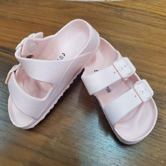 Slip-on Adjustable & Lightweight Slippers - Light Pink | The Nest Attachment Parenting Hub