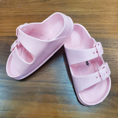 Slip-on Adjustable & Lightweight Slippers - Pink | The Nest Attachment Parenting Hub