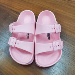 Slip-on Adjustable & Lightweight Slippers - Pink | The Nest Attachment Parenting Hub