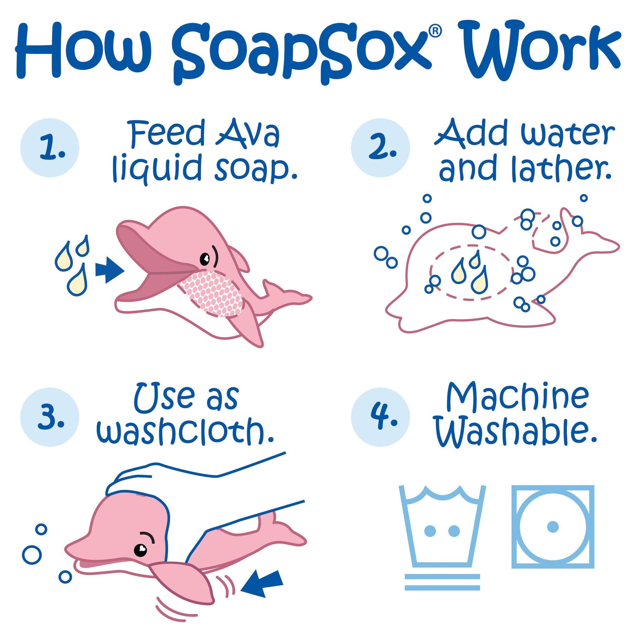 Soapsox Ava the Dolphin | The Nest Attachment Parenting Hub