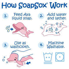 Soapsox Ava the Dolphin | The Nest Attachment Parenting Hub