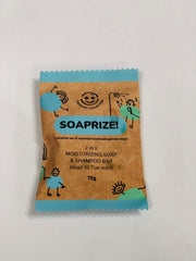 Squeaky Clean Kids Soaprize 2in 1 Moisturizing Soap & Shampoo Bar Head to Toe Wash 65g | The Nest Attachment Parenting Hub
