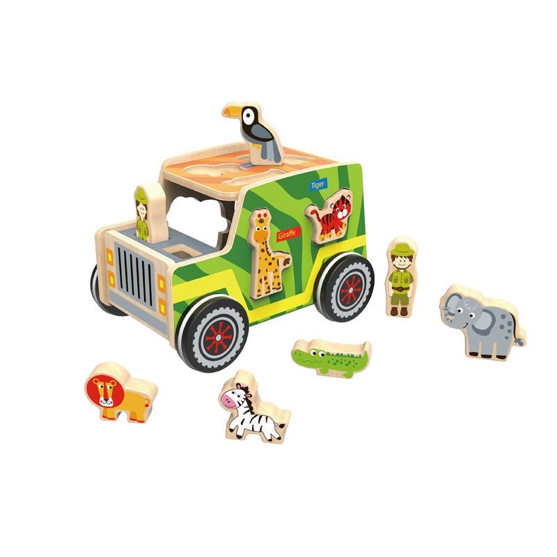 Tooky Toys Safari Jeep | The Nest Attachment Parenting Hub