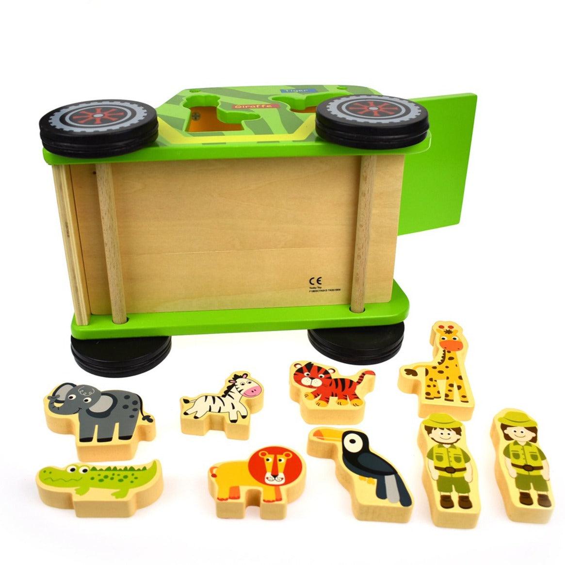 Tooky Toys Safari Jeep | The Nest Attachment Parenting Hub