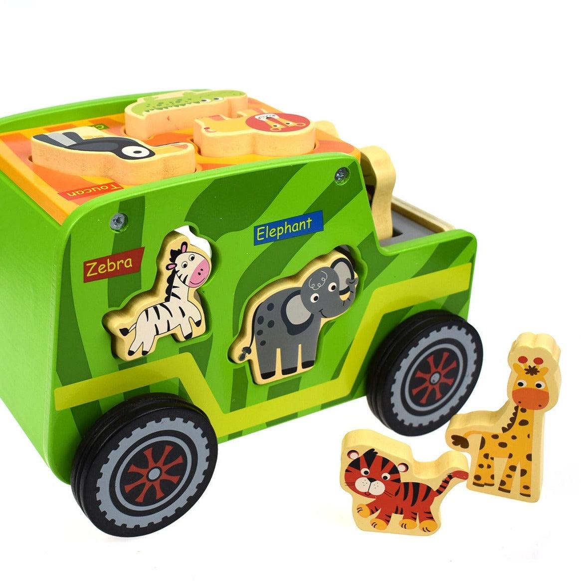Tooky Toys Safari Jeep | The Nest Attachment Parenting Hub