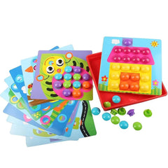 Toy Tinkr Button Peg Board | The Nest Attachment Parenting Hub
