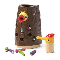 Toy Tinkr Top Bright Woodpecker Feeding Game | The Nest Attachment Parenting Hub