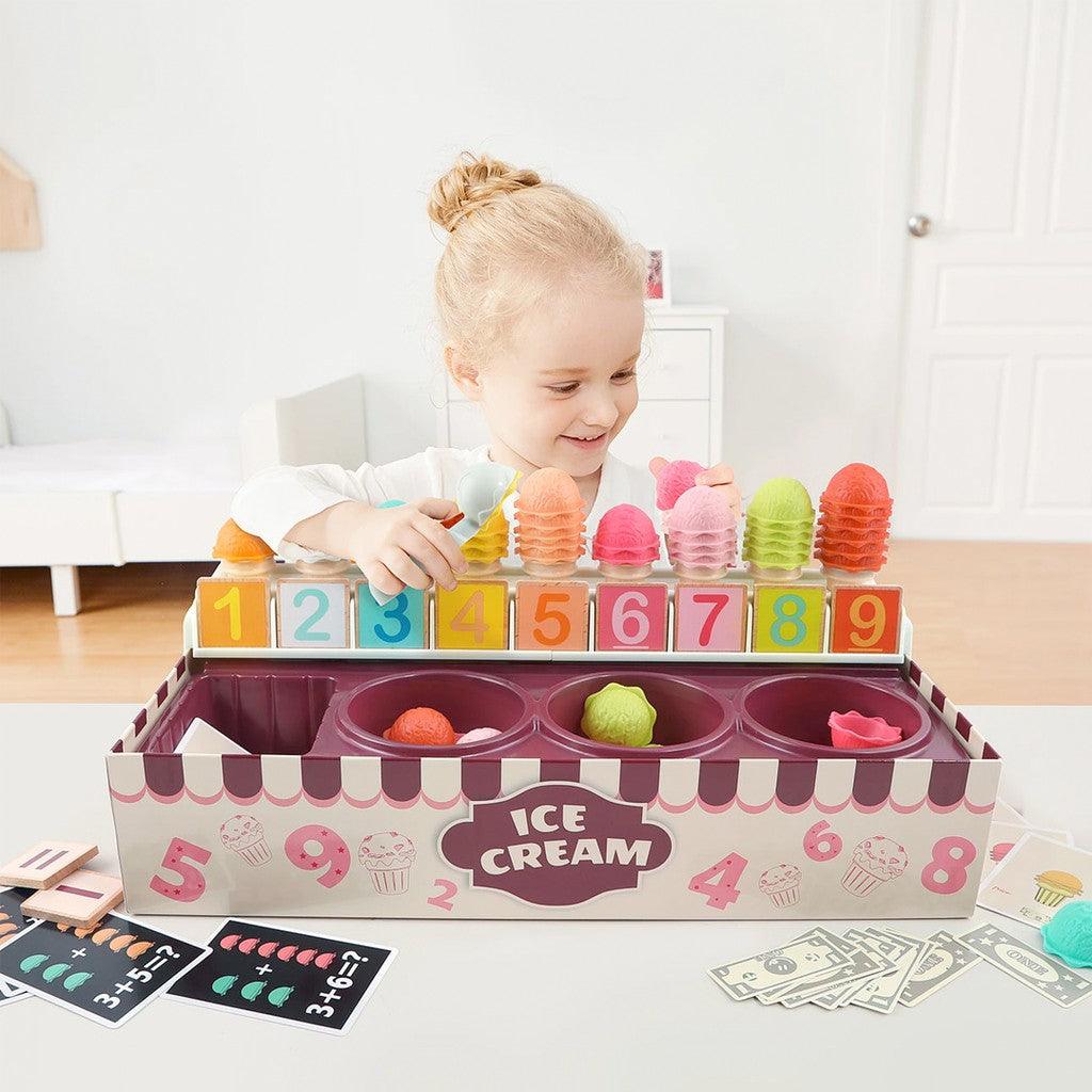 Toy Tinkr Topbright Colorful Number Cognitive Ice Cream Learning Box 3+ | The Nest Attachment Parenting Hub