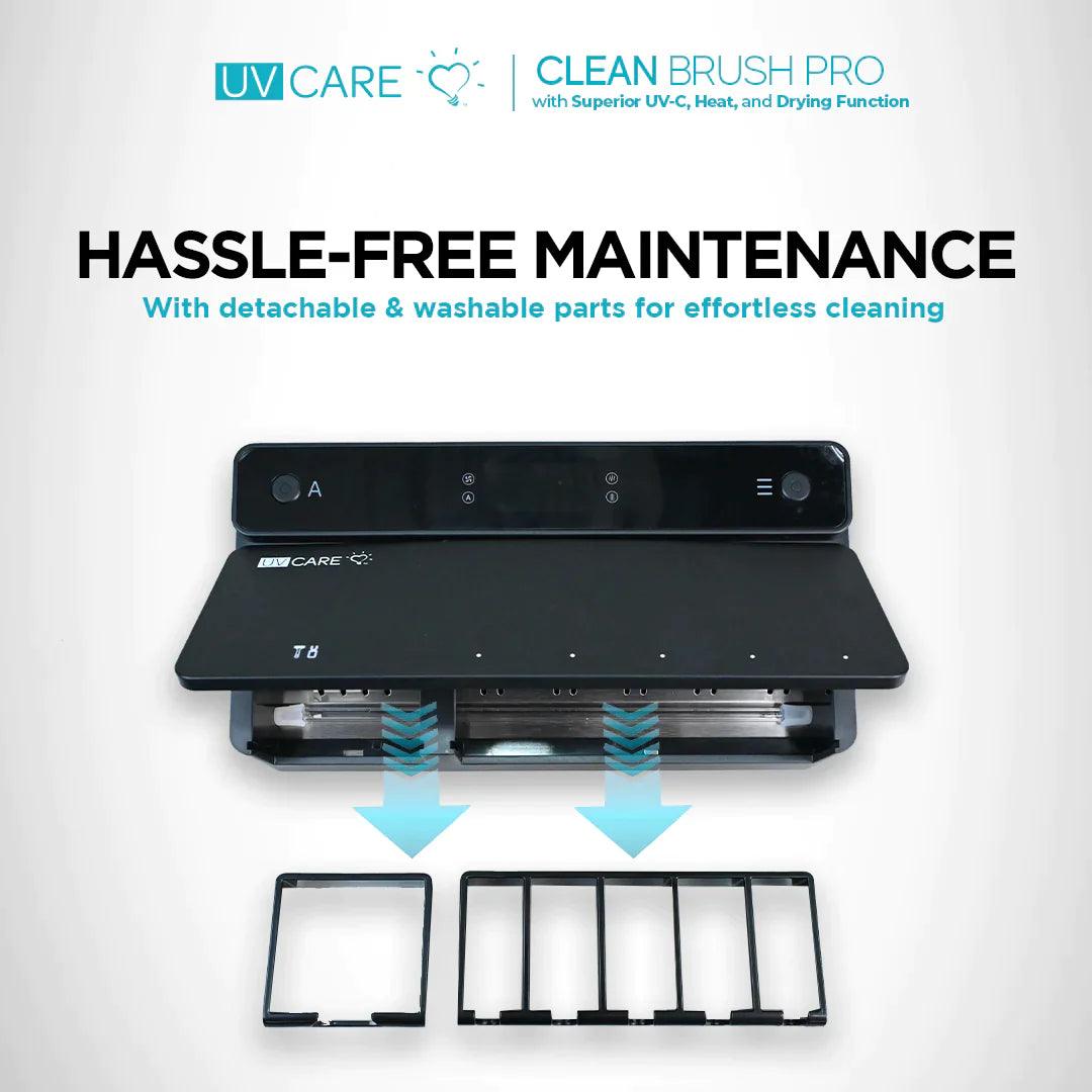 UV Care Clean Brush Pro 3in1 Powerful UVC Toothbrush Sterilizer | The Nest Attachment Parenting Hub