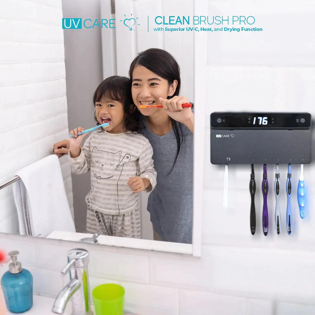 UV Care Clean Brush Pro 3in1 Powerful UVC Toothbrush Sterilizer | The Nest Attachment Parenting Hub